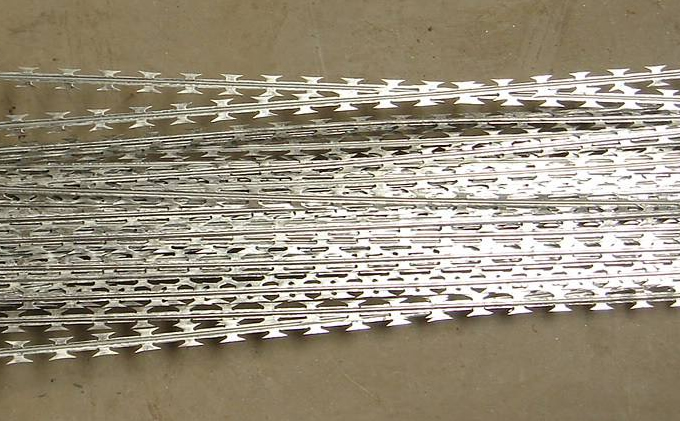 welded straight line razor wire